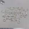 10 PC O.R GRADE BACKHAUS TOWEL CLAMP 3.5" SATIN FINISH