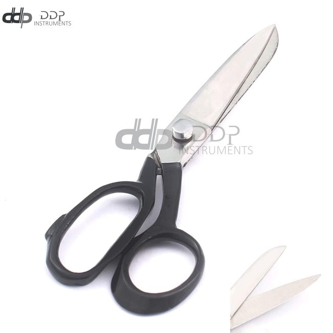 11" HEAVY DUTY STAINLESS STEEL TAILOR UPHOLSTERY SCISSORS Black Shears Utlity