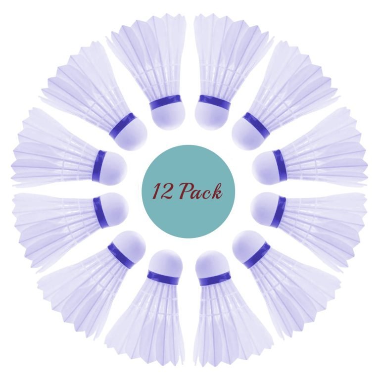 12 PCS White Feather Birdies Badminton Ball Shuttlecocks Sport Training USA Game