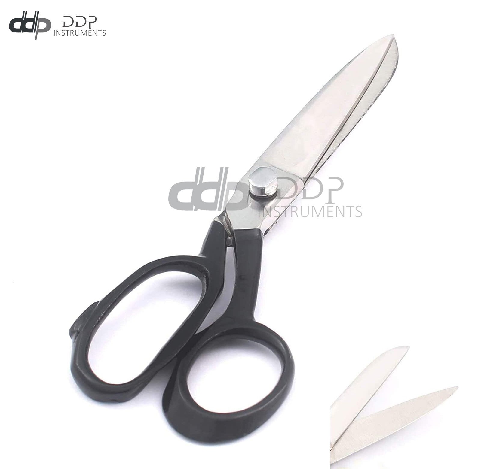 12" Tailor Upholstery Scissors Black Shears HEAVY DUTY - GERMAN Stainless Steel
