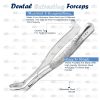 2 Dental Tooth Extracting Forceps #287 with Serrated Jaws