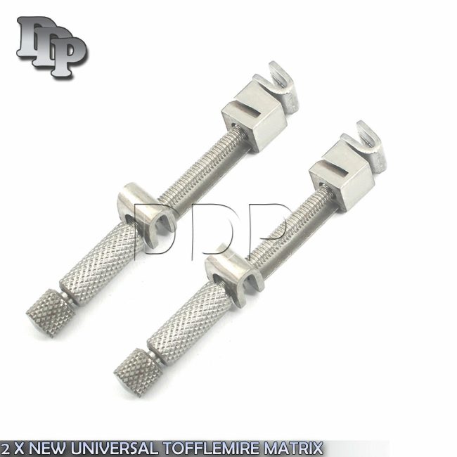 2 Pcs Matrix Tofflemire Retainer Universal Bands Dental INSTRUMENTS