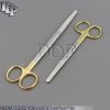 2 T/C OPERATING SCISSORS BLUNT BLUNT 6.5"+5.5" STRAIGHT W/ TUNGSTEN CARBIDE INSR