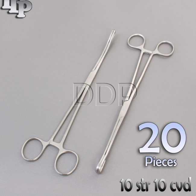 20 pcs foerster sponge holding forcep 9.5" Straight & Curved Surgical instrument
