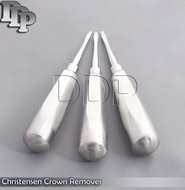 3 Christensen Crown Remover, Straight Hexagon Hdl. CRCH1 Dental Medical Surgical