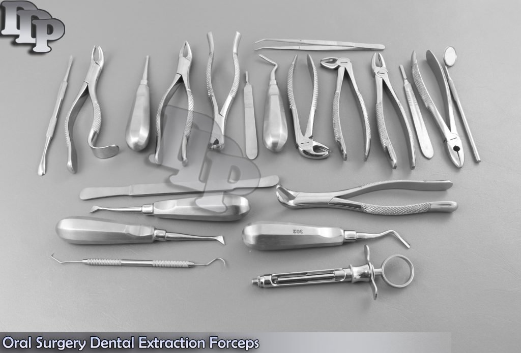 38 Pcs Oral Surgery Dental Extraction Forceps,Elevators,1 Rubber Dam Kit DN-2133