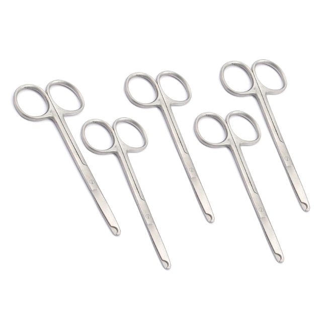 5 O.R SPENCER STITCH SUTURE SCISSORS 4.5" SURGICAL INSTRUMENT ( ROUND PATTERN )