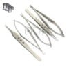 5 PCS CASTROVIEJO Needle Holders+Scissors+ Forceps Instruments DDP-EY-401