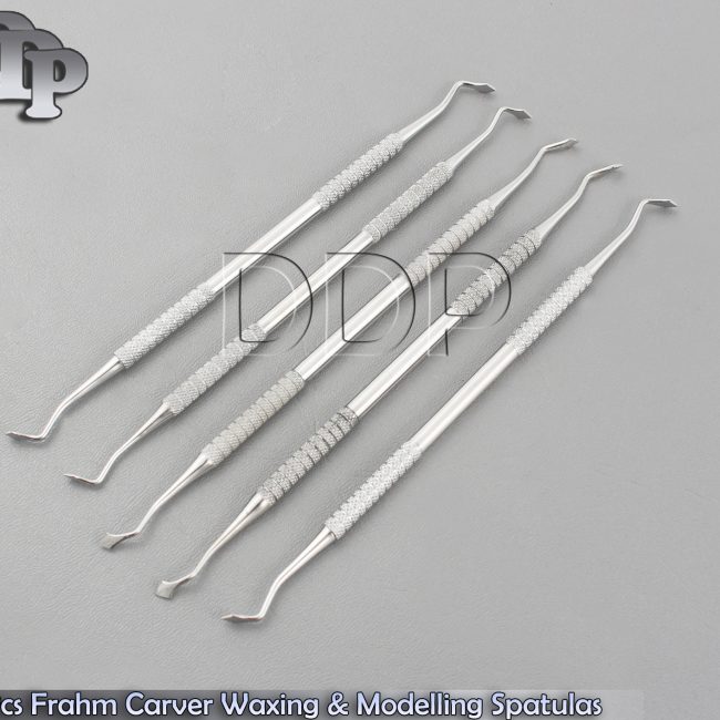 5 Pcs Frahm Carver Waxing & Modelling Spatulas Hollenback Surgical Mixing Tools