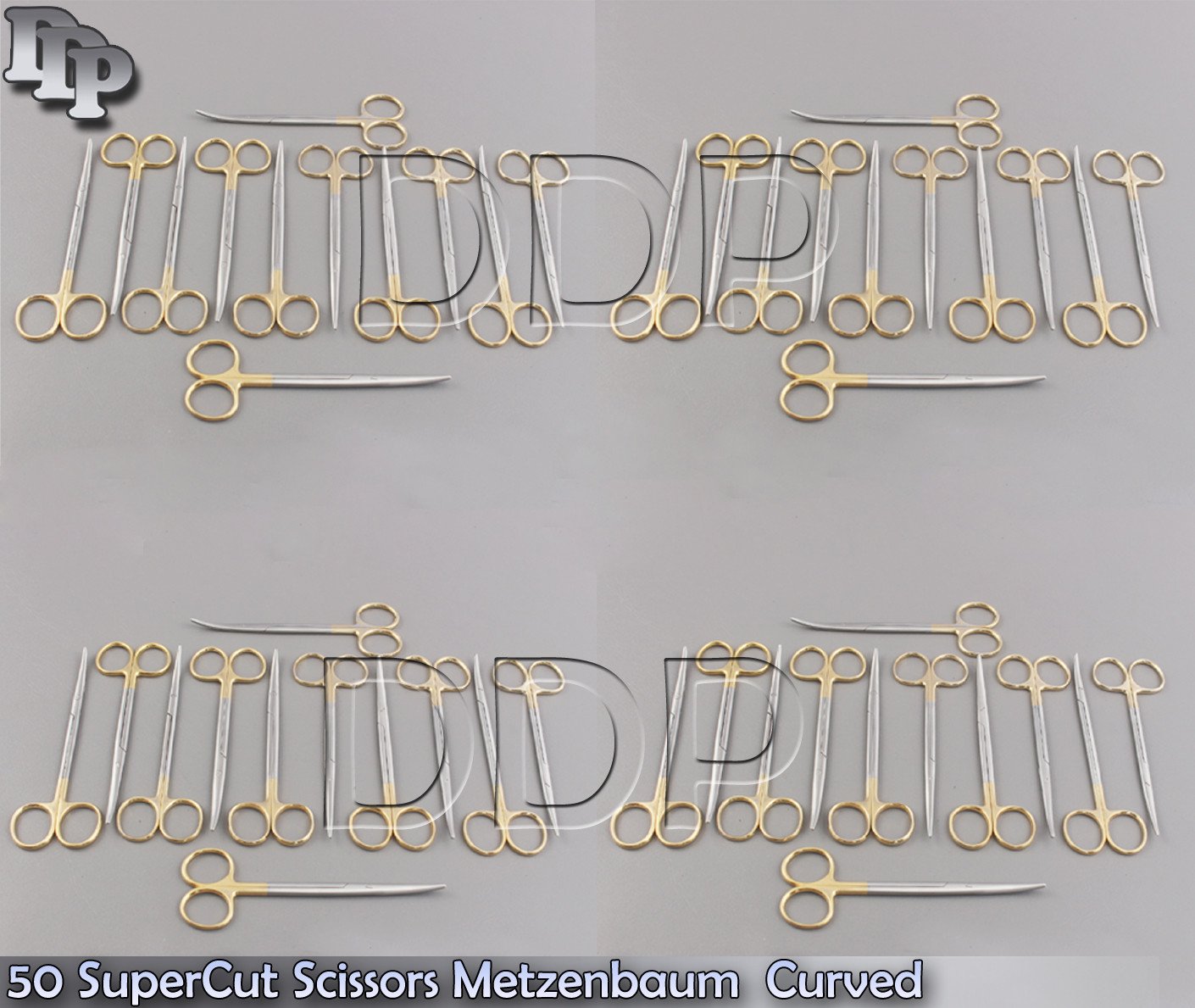 50 SuperCut Scissors Metzenbaum 5.5" Curved Surgical Dental Veterinary Instrumen