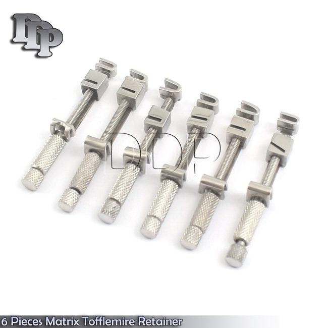 6 Matrix Tofflemire Retainer / Universal Bands / Dental Surgical Supplies