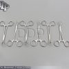 6 Pcs Backaus Towel Clamp Forceps 5.5" Surgical Dental Instruments