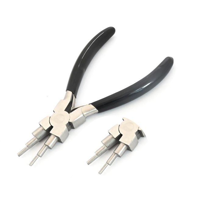 6 in 1 Bail Making Pliers Looping Forming Pliers with Non Slip Black Grip PL-063