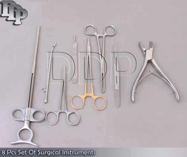8 Pcs Set Of Surgical Instruments, DS-644