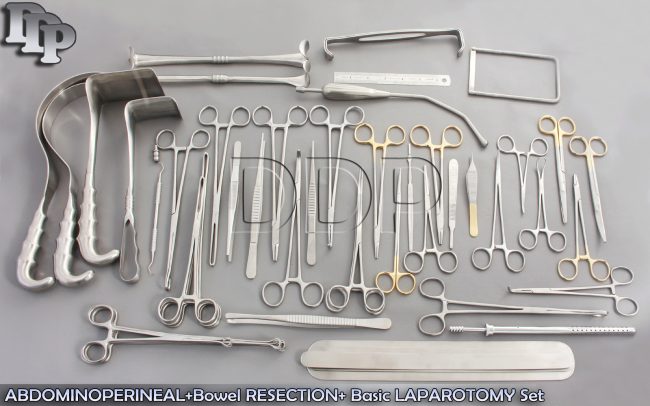 ABDOMINOPERINEAL+Bowel RESECTION+ Basic LAPAROTOMY Sets DS-1024