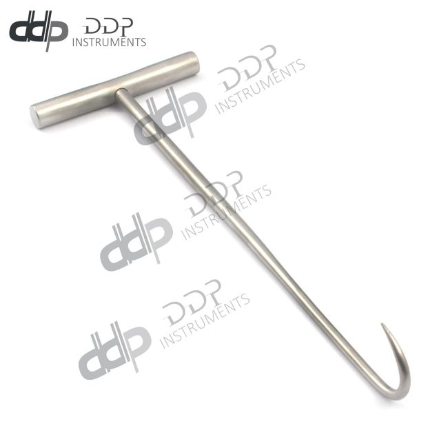 Bone Hook With T handle 8" Orthopedic Instruments