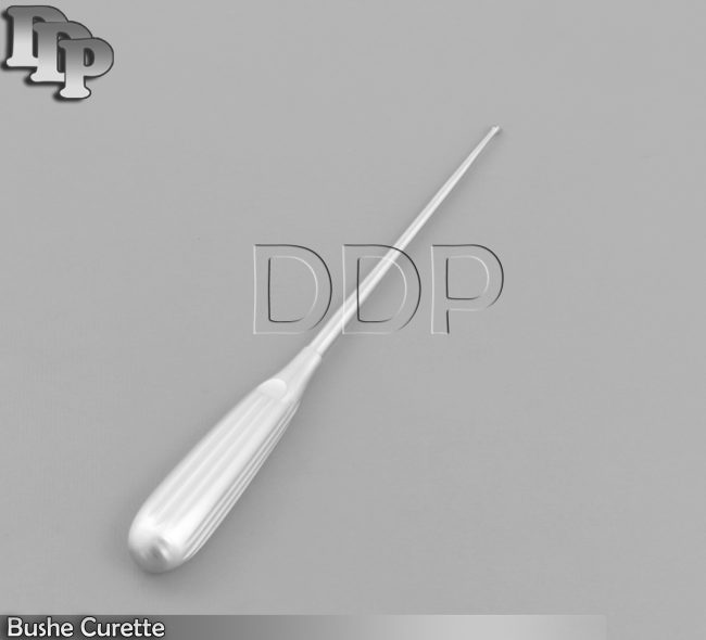 Bushe Curette 25cm + 3mm Surgical Instruments