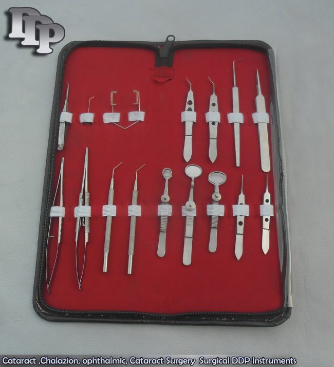 Cataract ,Chalazion, ophthalmic, Cataract Surgery Set Surgical Instruments