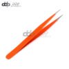 DDP Stainless Steel Fine Point Tweezer, Orange Hair Remover Women Beauty