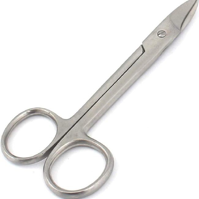 Dental Crown and Collar Festooning Scissors Curved Dentist Instruments