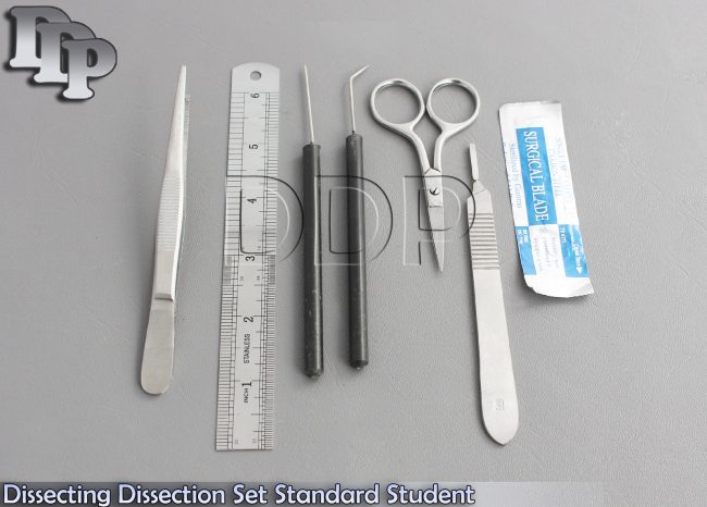 Dissecting Dissection Set Standard Student Hard Case Lab Teachers Choice DS-731
