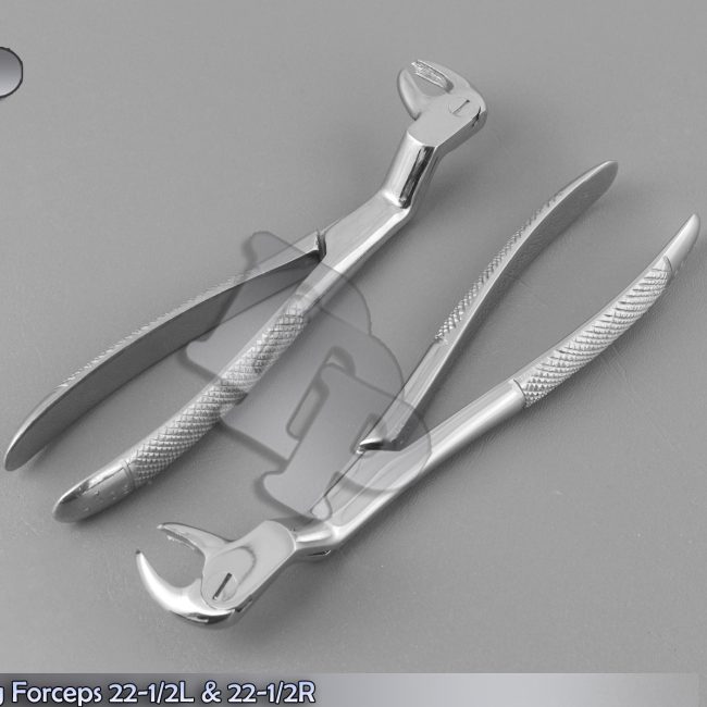 Extracting Forceps 22-1/2L & 22-1/2R Dental Instruments