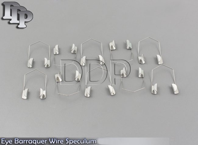 Eye Barraquer Wire Speculum Solid Blade Adult Ophthalmic Speculums 50 Pieces