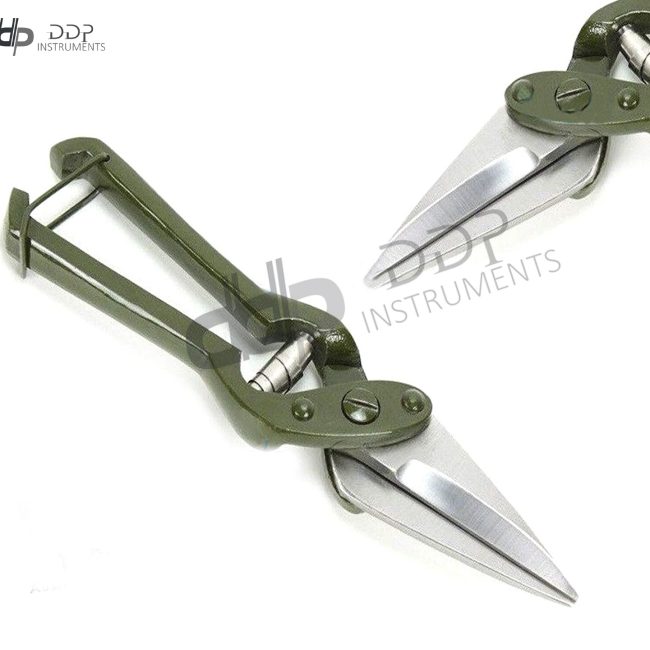 Foot Rot Shears (Green Painted) Veterinary Instruments