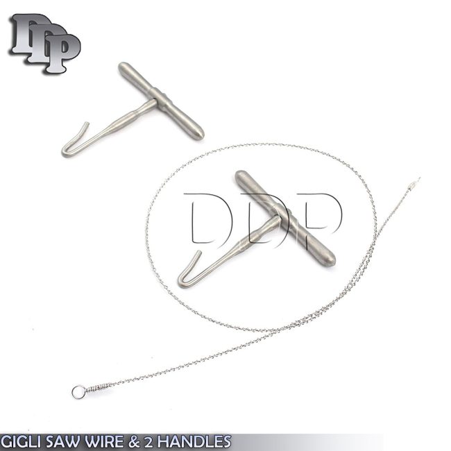 GIGLI SAW 20" WIRE & 2 HANDLES VETERINARY Orthopedic