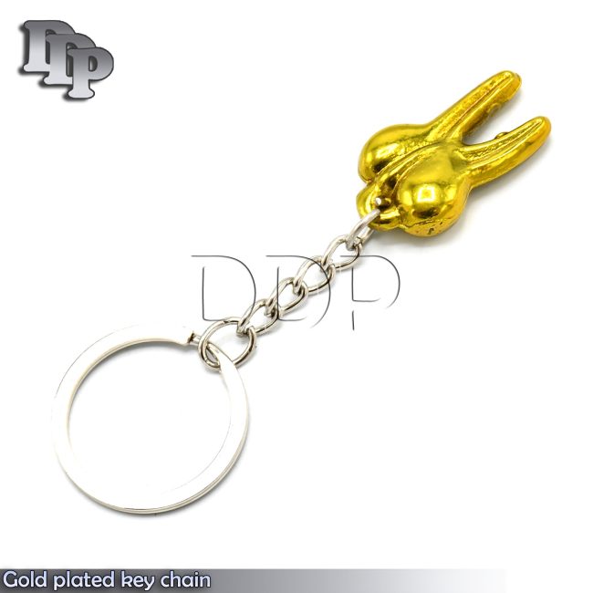 Gold plated molar key chain Dental Instruments