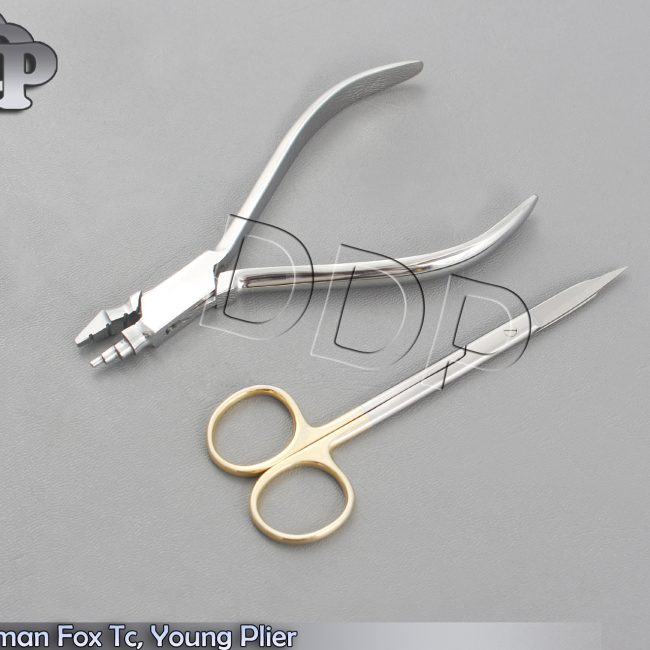 Goldman Fox Dental Surgical Tc, Curved Scissor, Orthodontic, Dental Plier
