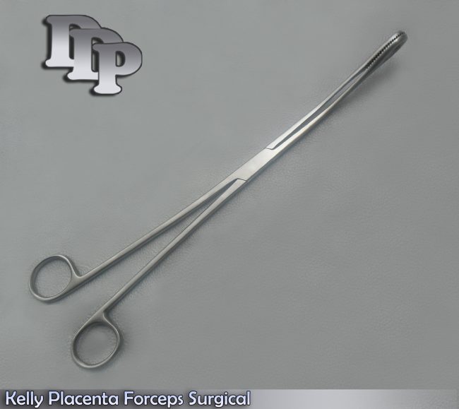 Kelly PLACENTA Forceps 12.5" Long Surgical Instruments