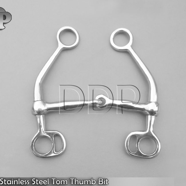 Kelly Stainless Steel Tom Thumb Bit 5'' Horse, BT-0050