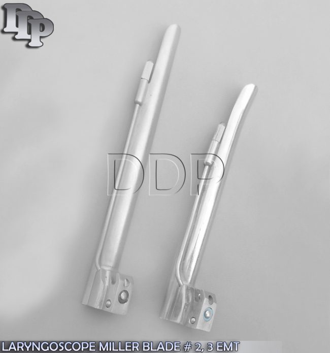 LARYNGOSCOPE MILLER BLADE # 2, 3 EMT ANESTHESIA INTUBATION