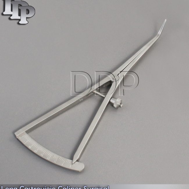 Long Angled Castroviejo Caliper 0-40mm 6.75" ,Surgical Instruments