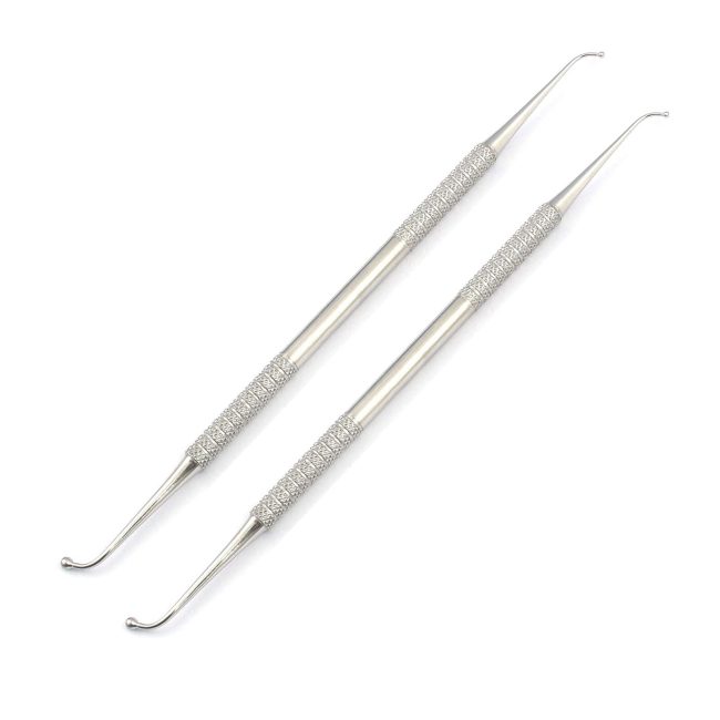 Lot Of 2 Pcs Ball Burnisher # 26/27 Double Ended Solid Handle Dental Instruments
