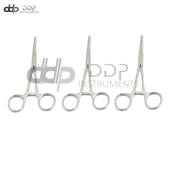 Lot Of 3 Pieces Carmalt Forceps Straight 6.25" Surgical Instruments Stainless