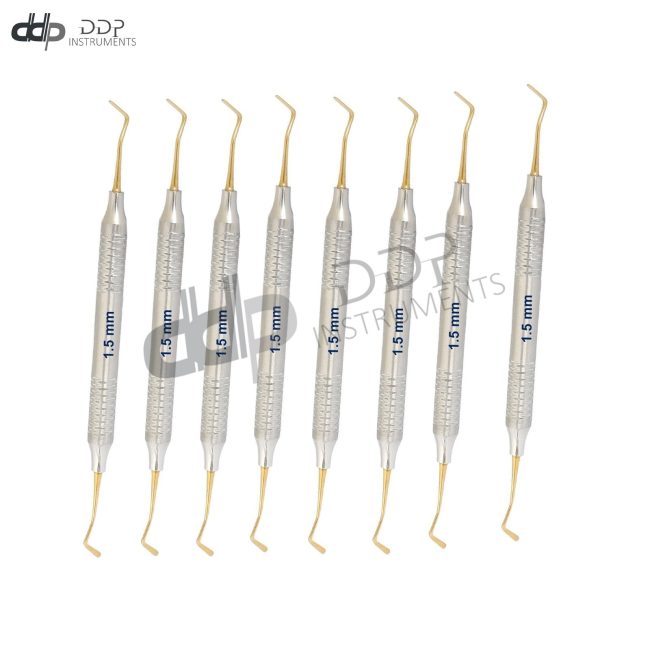 Lot Of 8 Pieces Gingival Cord Packer 1.5m Non Serrated Accurate Cord Placement