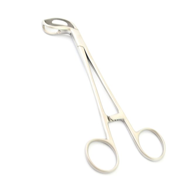 Manual Lane Tissue Forceps 7.5'' Curved Retractor for Tissue Manipulation RT-050