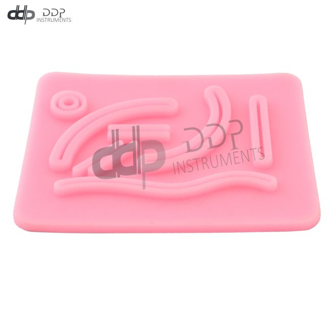 Medical Skin Suture Practice Silicone Pad 13cm 10cm Wound Simulated DS-1355