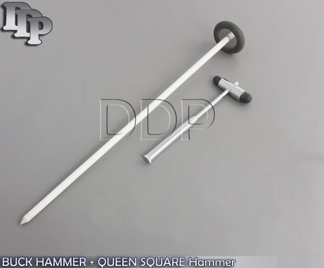 NEW 2 EACH BUCK HAMMER + QUEEN SQUARE Hammer Medical Surgical Instrument 13"
