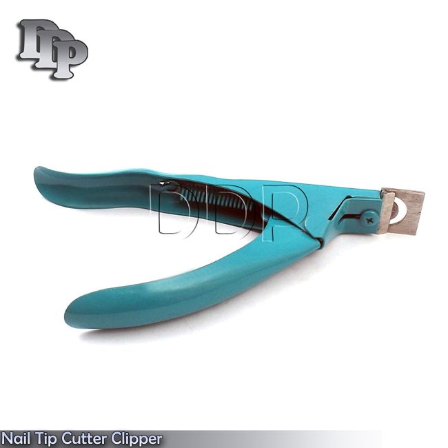 Nail Tip Cutter Clipper Acrylic Artificial Manicure NEW Teal Color, B-782