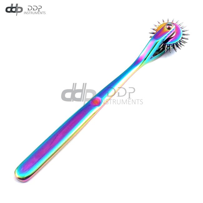 Neurological Wartenberg Pinwheel 2 Head Rainbow Diagnostic Surgical Instruments