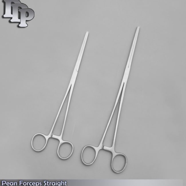 New 2pc Set 14" + 16" Straight Hemostat Forceps Locking Clamps Stainless Steel