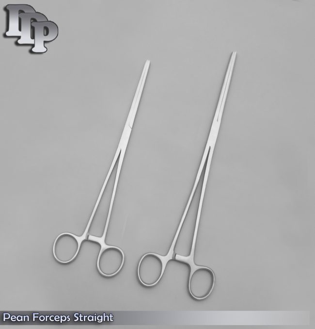New 2pc Set 14" + 16" Straight Hemostat Forceps Locking Clamps Stainless Steel