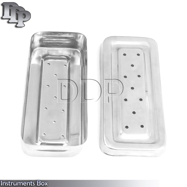 New Instruments BOX Perforated Stainless Steel 17x3x7 cm Surgical Instruments