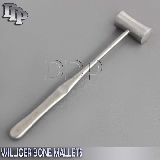 O.R GRADE WILLIGER BONE MALLETS 24 cm, 28 mm ORTHOPEDIC SURGICAL