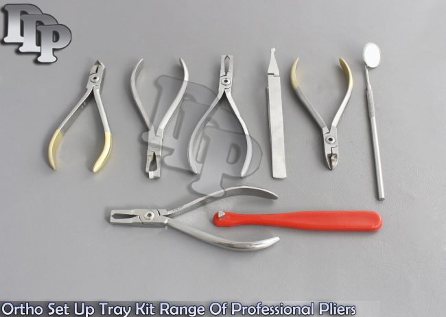 Ortho Set Up Tray Kit Range Of Professional Pliers Orthodontic Instrument DN-503