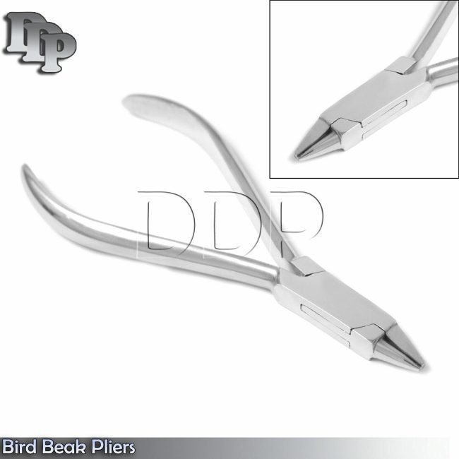 Orthodontic Bird Beak Plier Loop Forming Light Wire Bending Ortho Utility Pliers