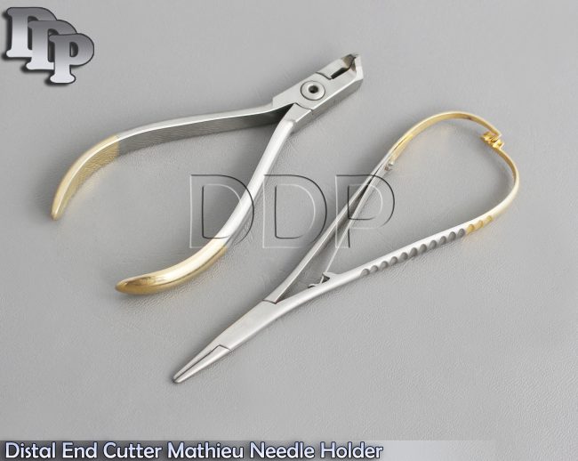 Orthodontic Dental Distal End Cutter Mathieu Needle Holder Tungsten Carbide Tips